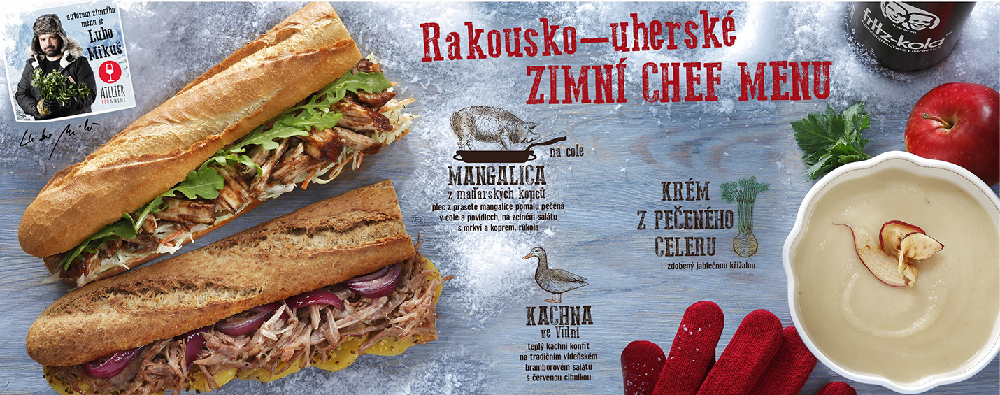 Rakousko-uherské zimní chef menu