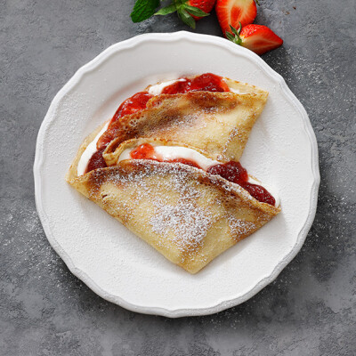 Strawberry with mascarpone