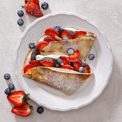 Crepe Summer fruit