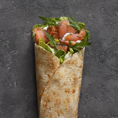 Salmon wrap 