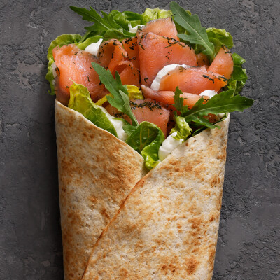 Salmon wrap 