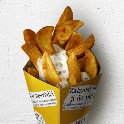 Patatas with homemade tartar sauce