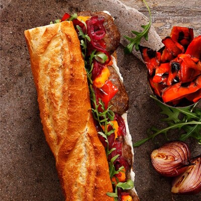 Cevapcici with Ajvar
