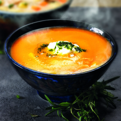 Irish flag soup