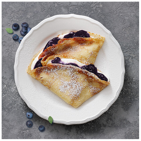 Blueberry with mascarpone