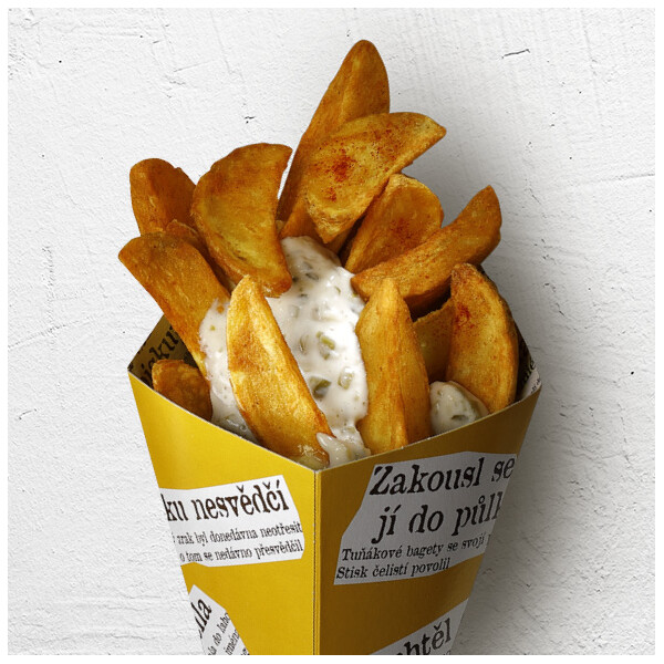Patatas with homemade tartar sauce