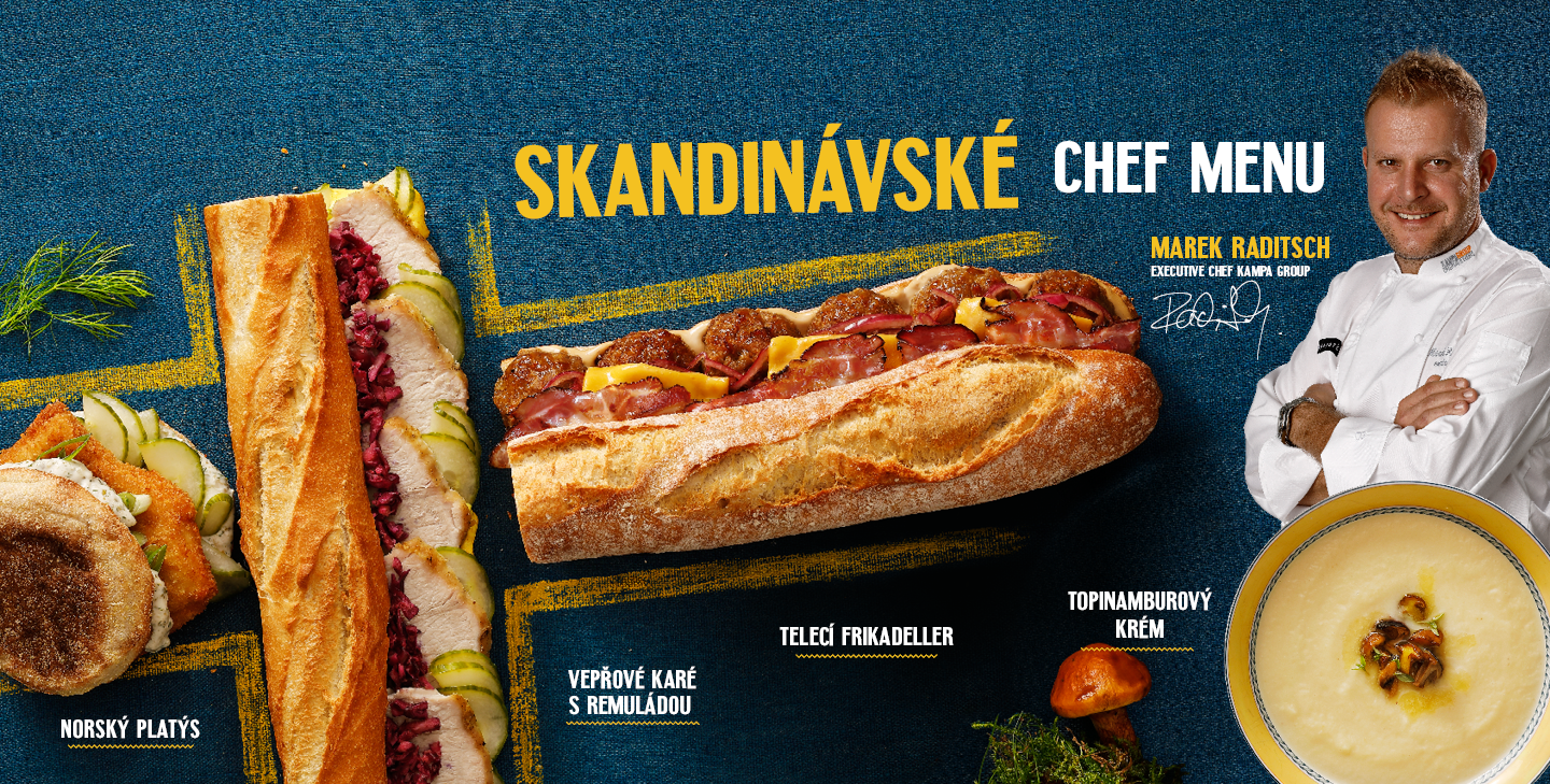 Skandinávské Chef Menu