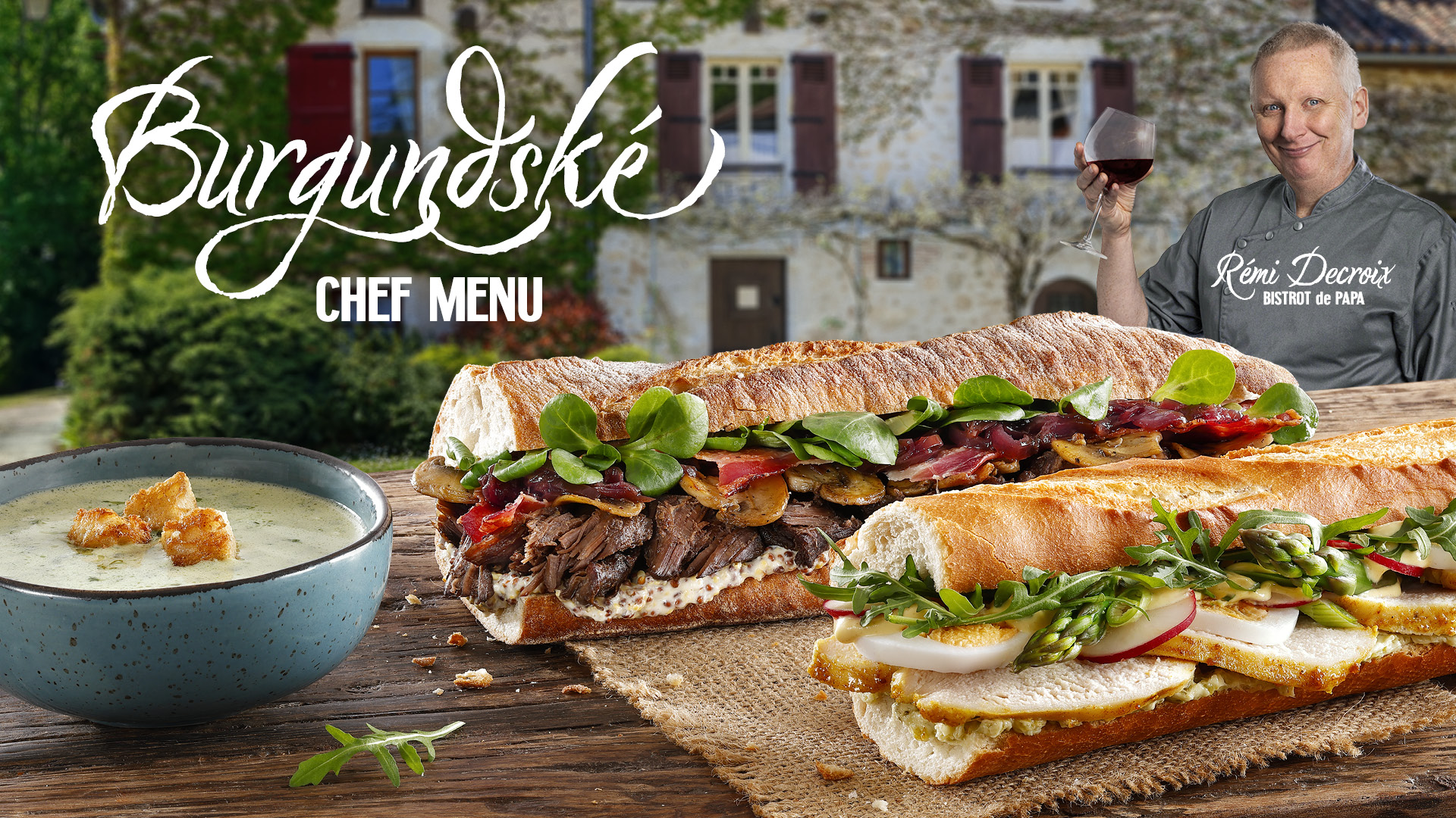 BURGUNDY CHEF MENU 