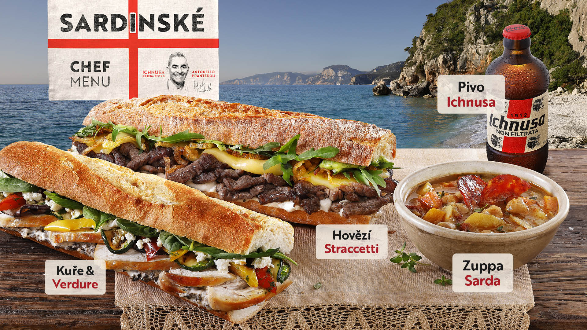 SARDINIAN CHEF MENU